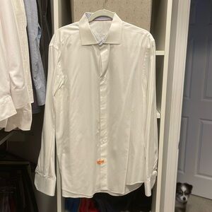 Lightly worn Bugatchi button down, 17.5 x 36/37.